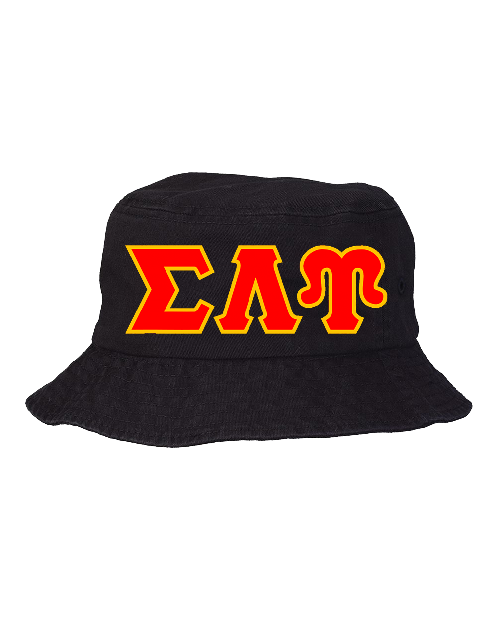 SLU Bucket Hat Black – Red on Gold
