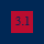 Red on Navy